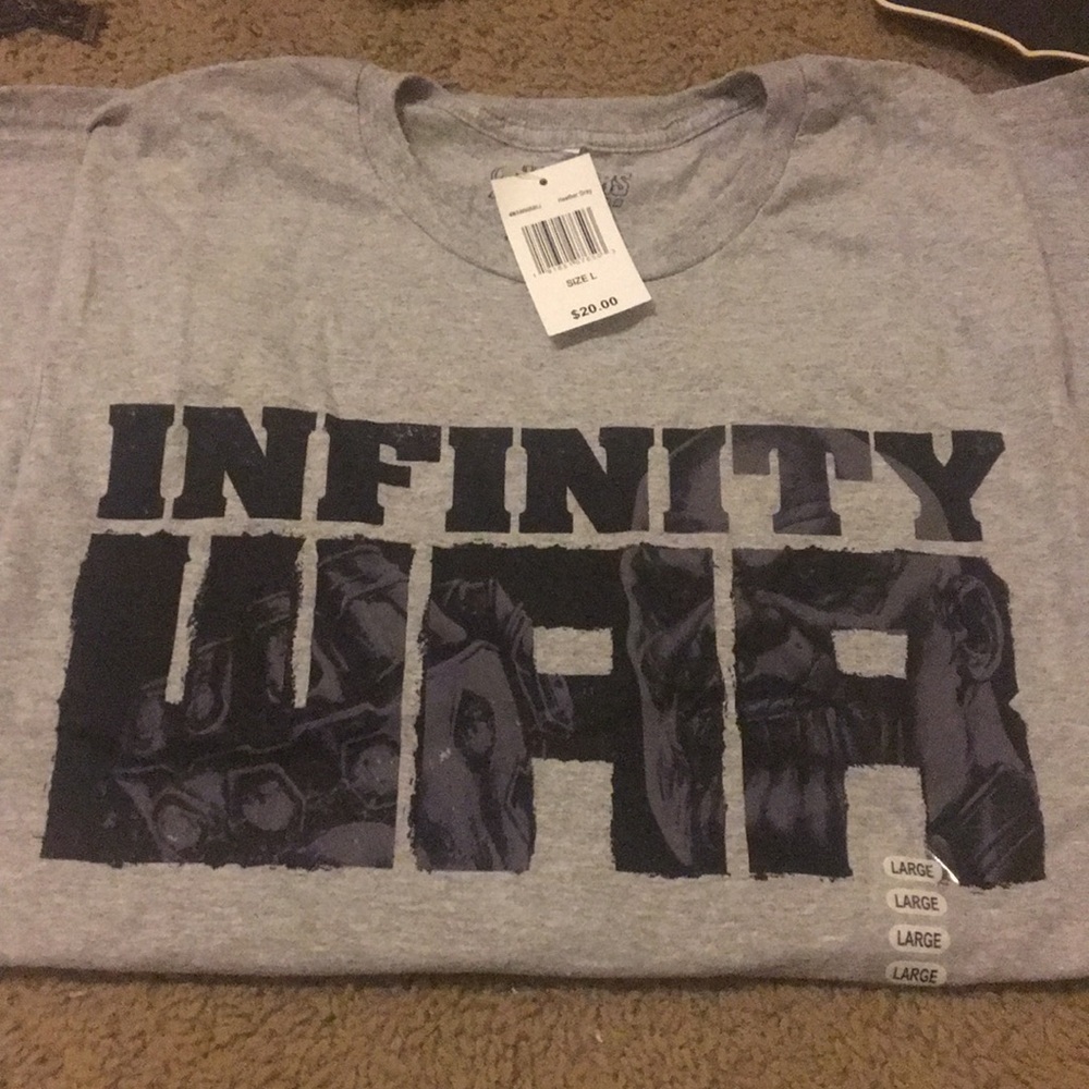 Marvels infinity war t-shirt